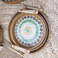 سینی حصیری 3عددی5