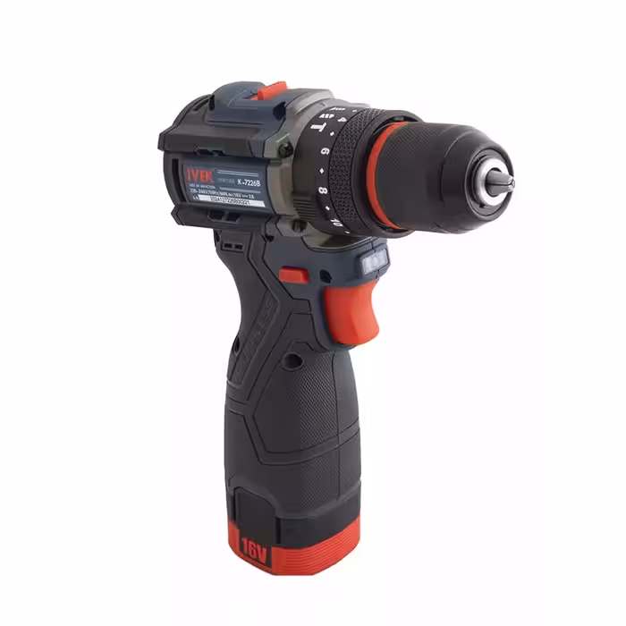 دریل پیچ گوشتی 10 میلی‌متری 16 ولت ایوک مدل K-7226B