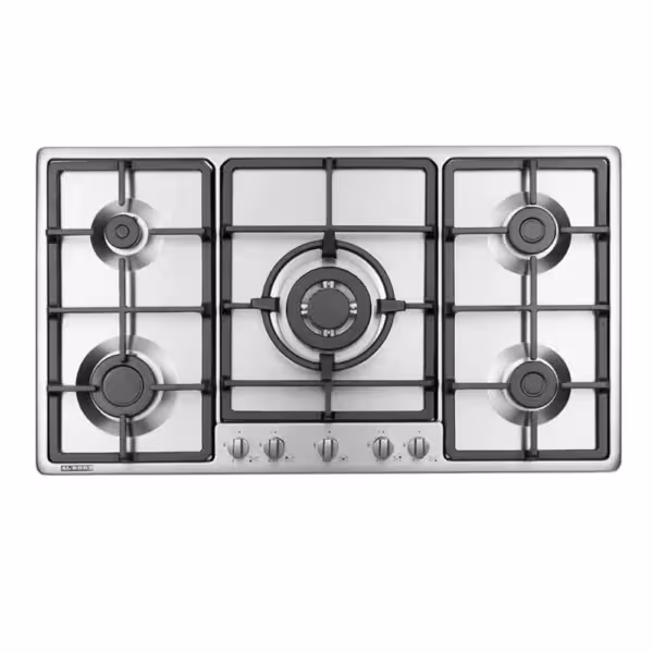 اجاق گاز رومیزی پنج شعله مدل S-5952 استیل البرز