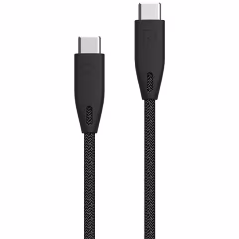کابل دو سر تایپ سی 100 وات پاورولوژی Powerology Braided USB-C To USB-C Data Cable PBCC2BK