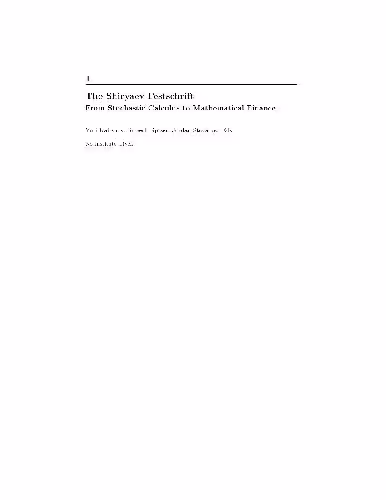 خرید و دانلود نسخه کامل کتاب From Stochastic Calculus to Mathematical Finance: The Shiryaev Festschrift