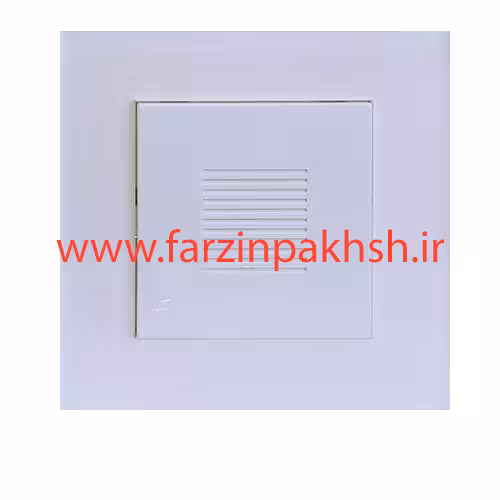 کلید زنگ اخبار (بیزر) توکار دلند مدل آسا پلکسی سفید