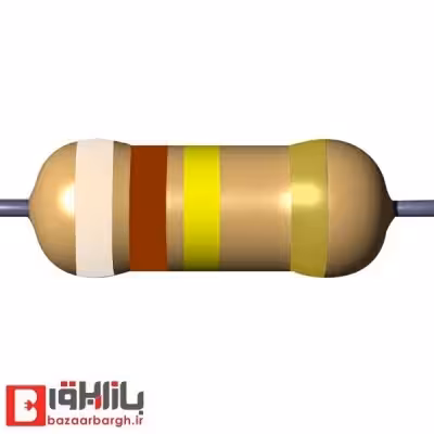 مقاومت 910 کیلو اهم 1/2 وات 5 درصد