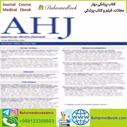 American Heart Journal Volume 255 to 266 2023 TRUE PDF