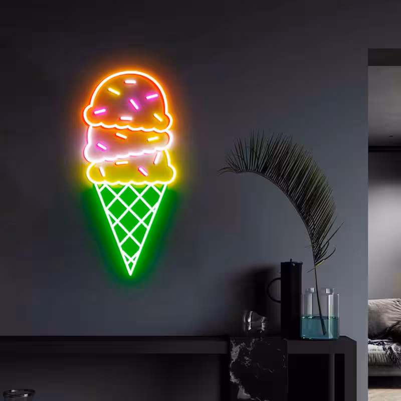 تابلو نئون رستوران و کافه کد CAFE006