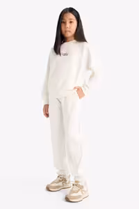 شلوار جاگر دخترانه بژ دفکتو