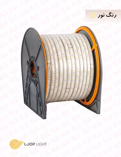 ریسه شلنگی 2835 لوپ لایت سفید تراکم 60 تکنولوژی بدون سیم