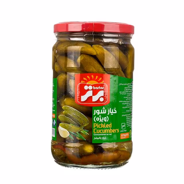 خیار شور ویژه برتر 670 گرمی