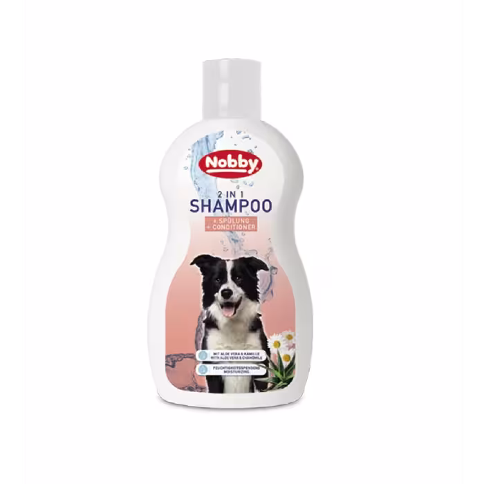شامپو و نرم کننده سگ نوبی با رایحه بابونه (یک لیتر)