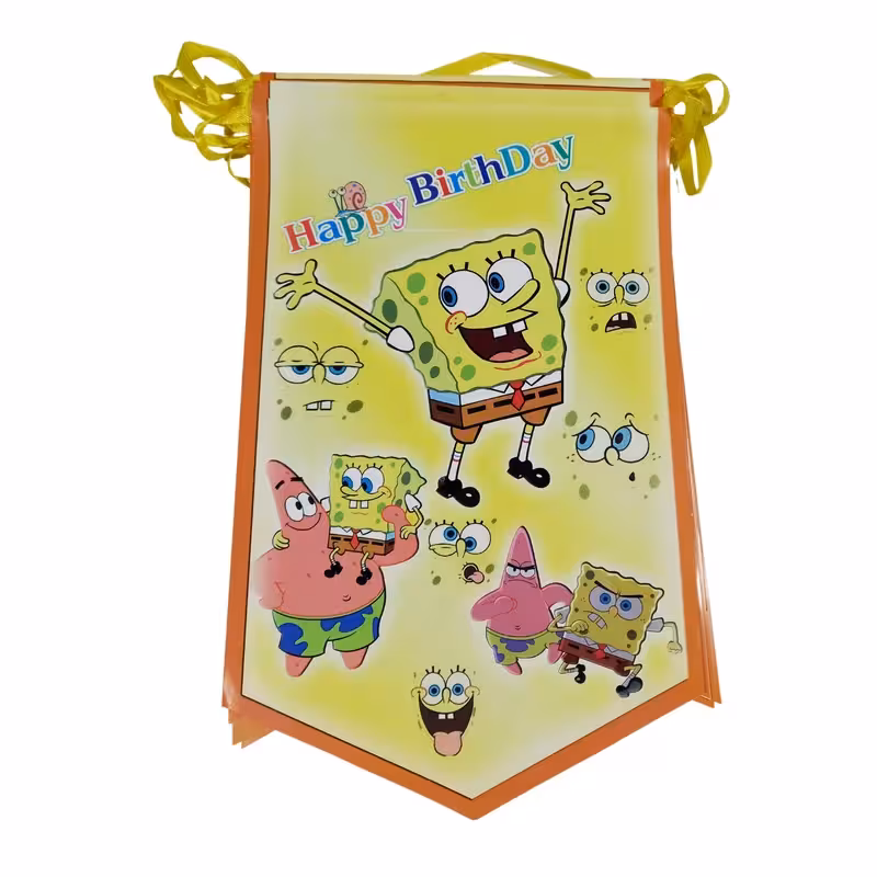 ریسه تولد طرح باب اسفنجی کد SB