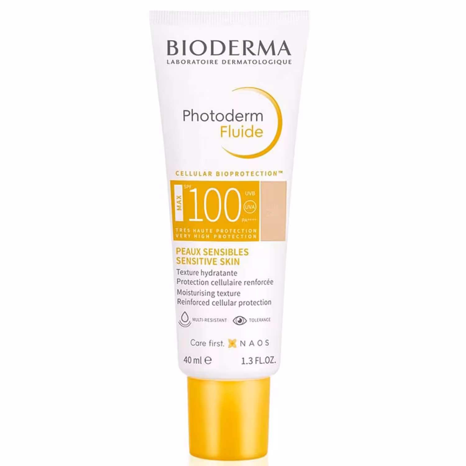 فلوئید ضد آفتاب رنگی بایودرما مدل Photoderm با SPF100 رنگ Light حجم 40 میل