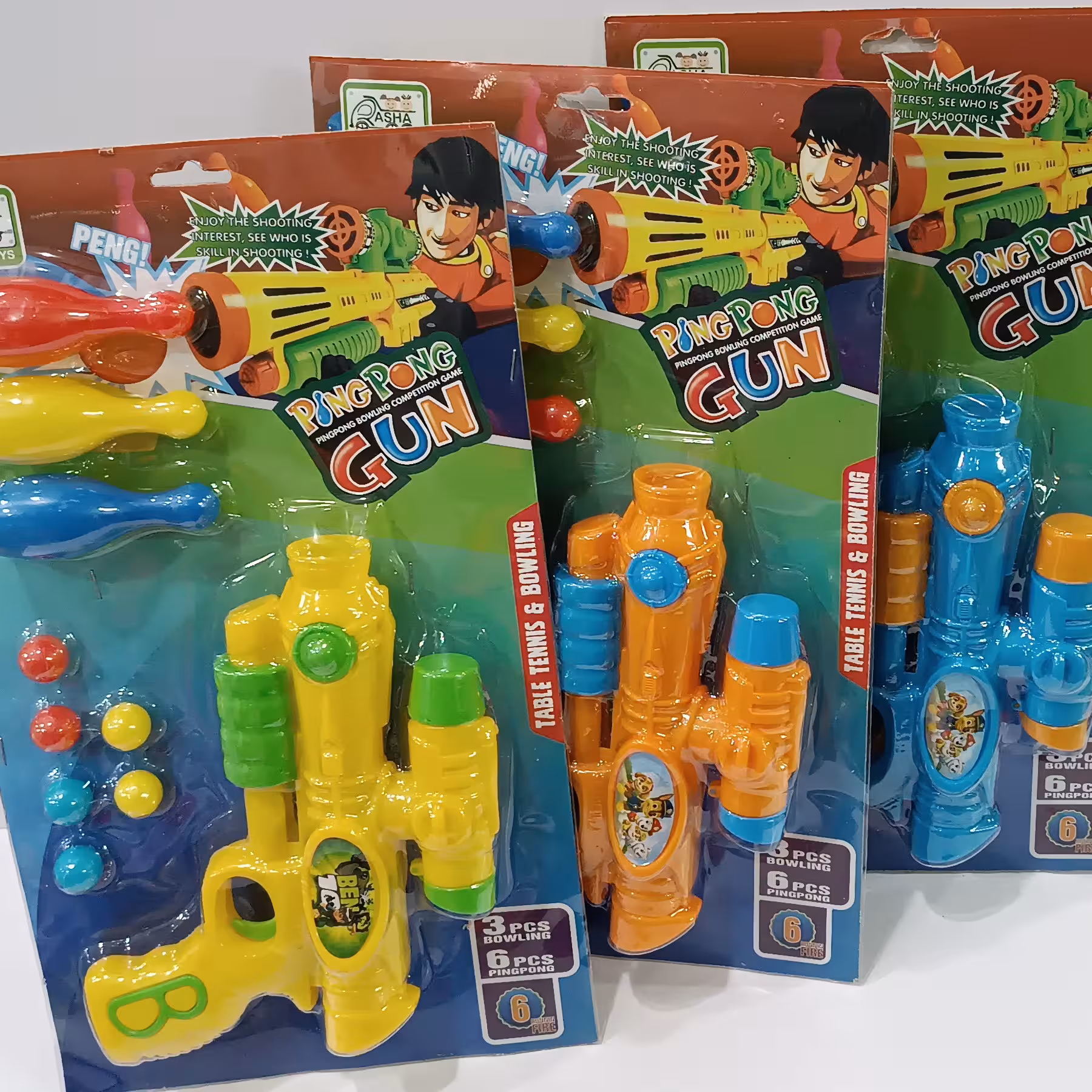 تفنگ اسباب بازی بولینگ دار