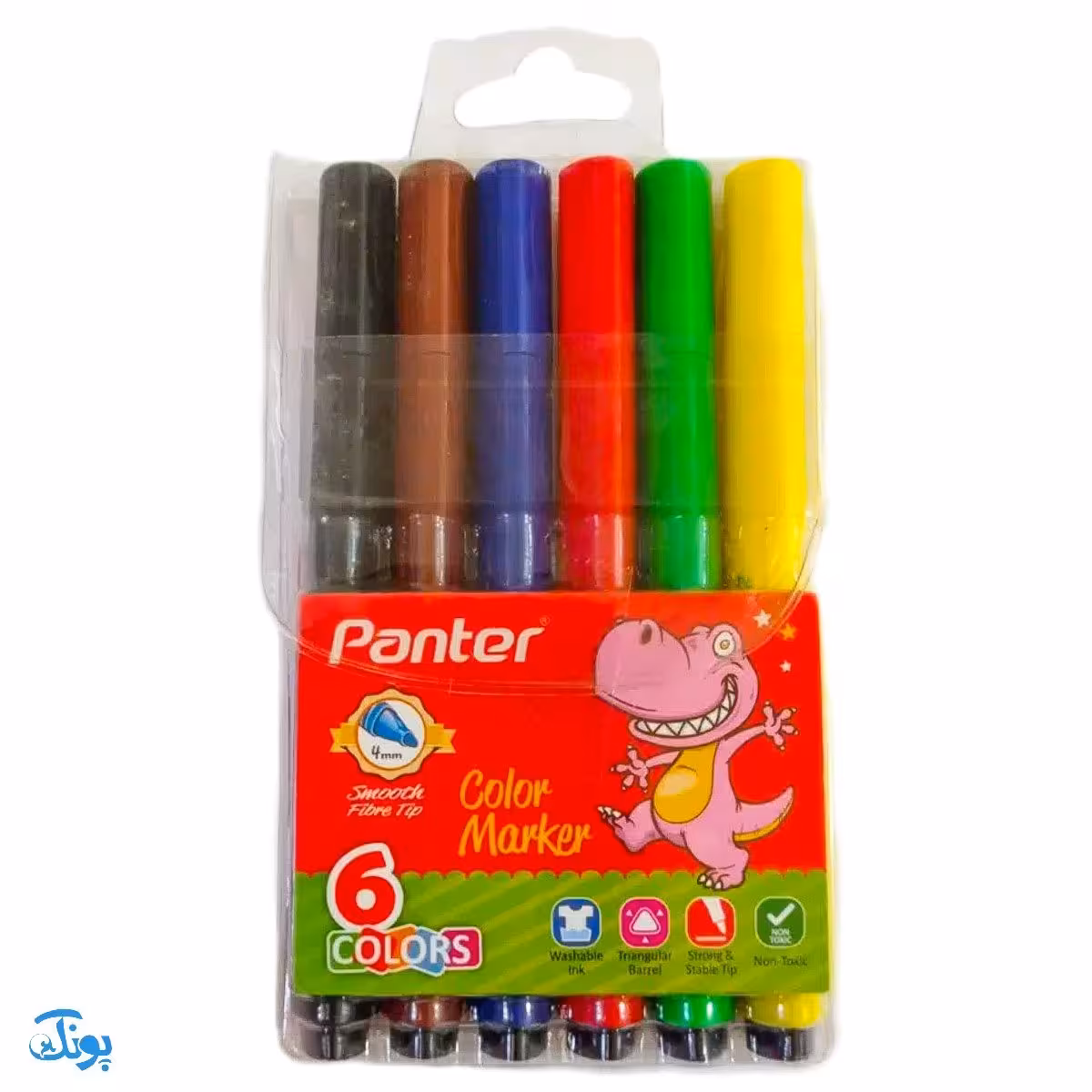 ماژیک سه گوش 6 رنگ پنتر | panter