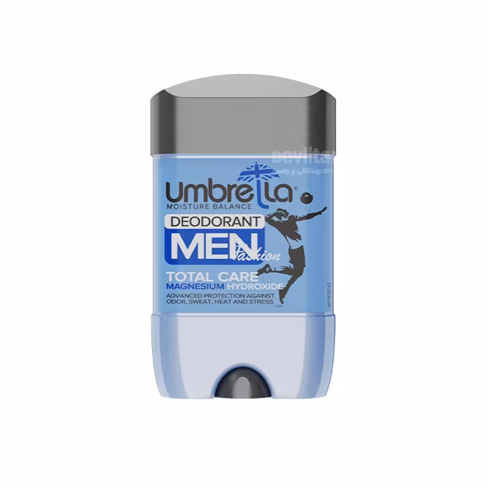 ژل دئودورانت استیک ضد تعریق و خوشبوکننده بدن مردانه ( مام اقایان ) آمبرلا Total Care حجم 75 میل