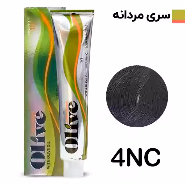 رنگ مو الیو مردانه olive شماره 4NC