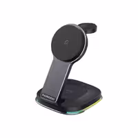 استند وایرلس شارژ سه کاره پرودو Porodo Compact Folding Wireless PD-FWCH063