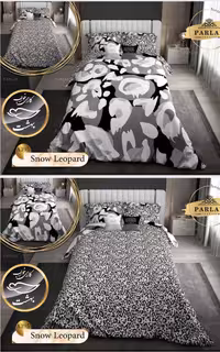 روتختی دورو طرح دار دونفره هشت تکه پارلاک برند ترکسان کد A395