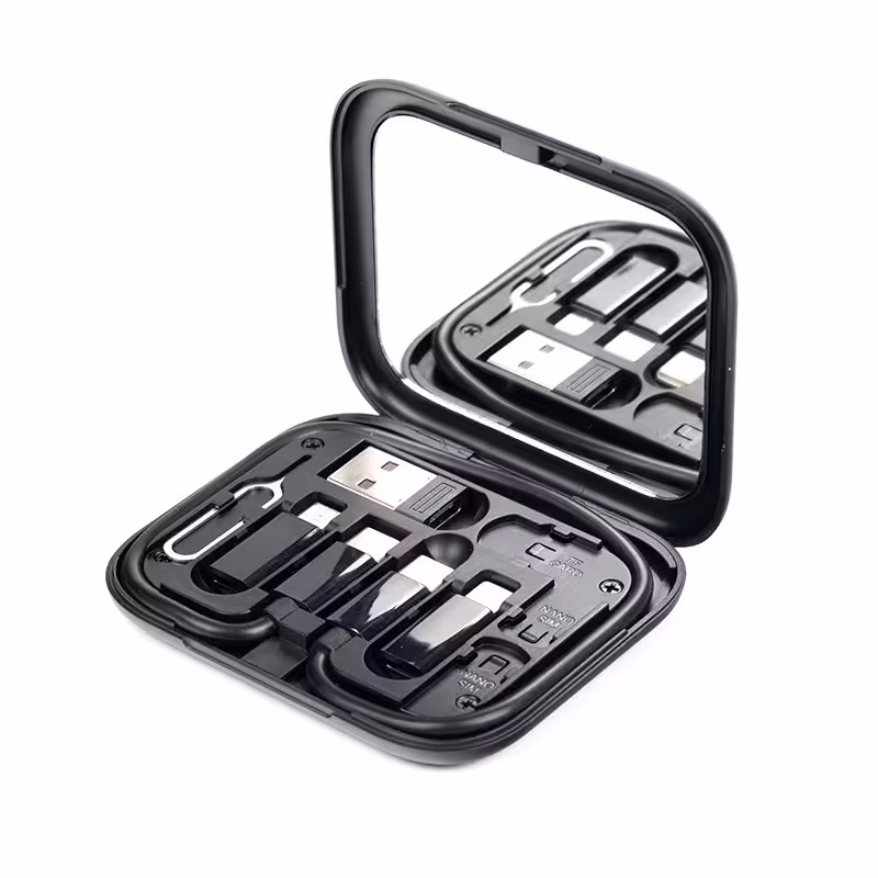 مبدل USB / MicroUSB / Lightning / Type-C و پایه نگهدارنده هیسکا مدل HR-01