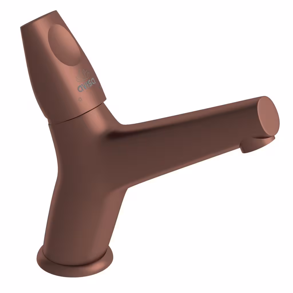 شیر روشویی آویسا مدل یونیک رز گلد