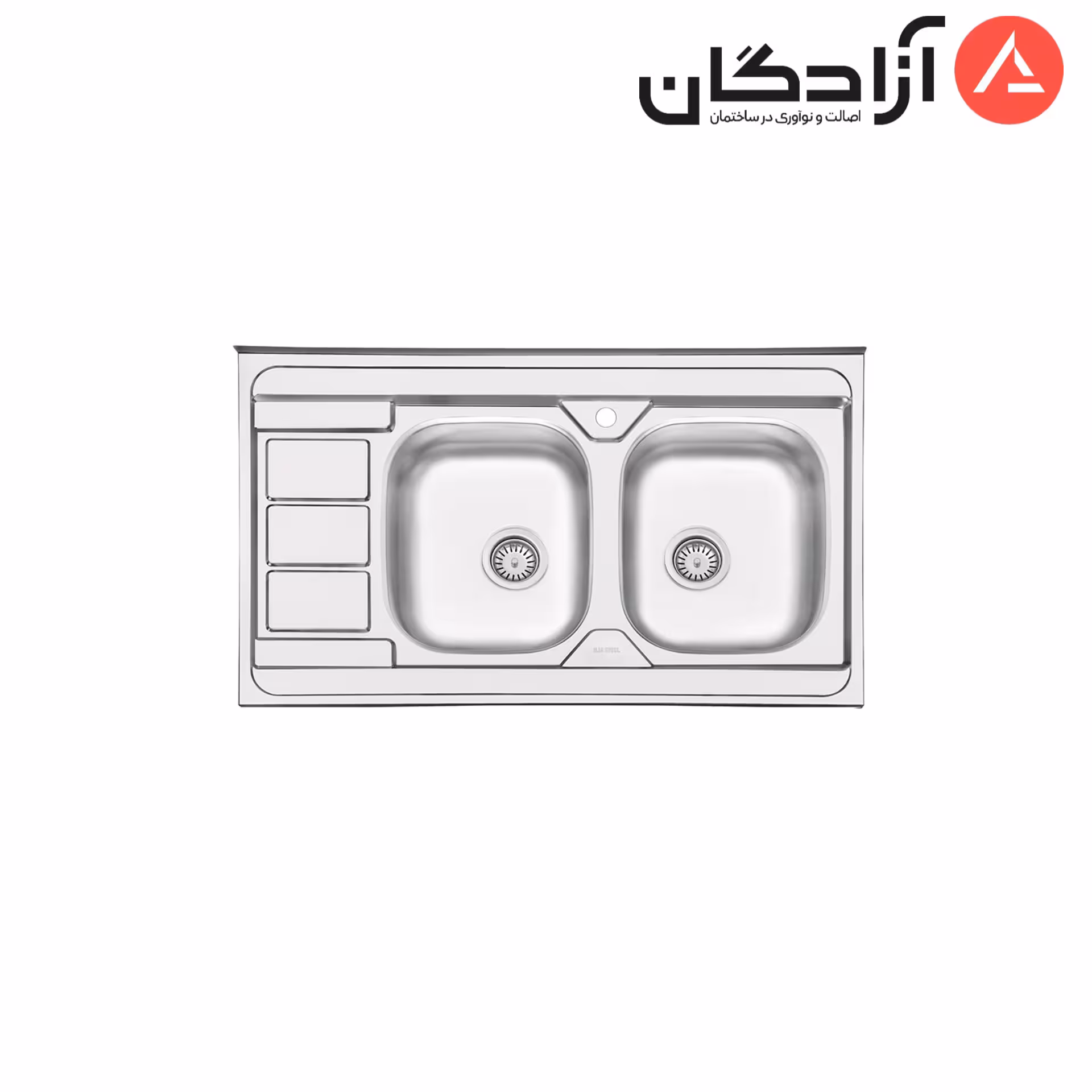 سینک نیمه فانتزی روکار ایلیااستیل 3051