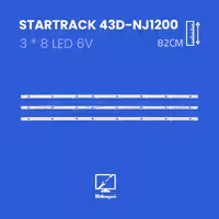بکلایت تلویزیون استار ترک مدل 43D-NJ1200