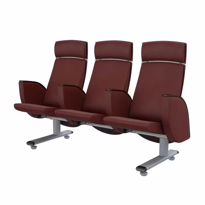 صندلی سه نفره آمفی تئاتر و همایش اروند مدل 2910