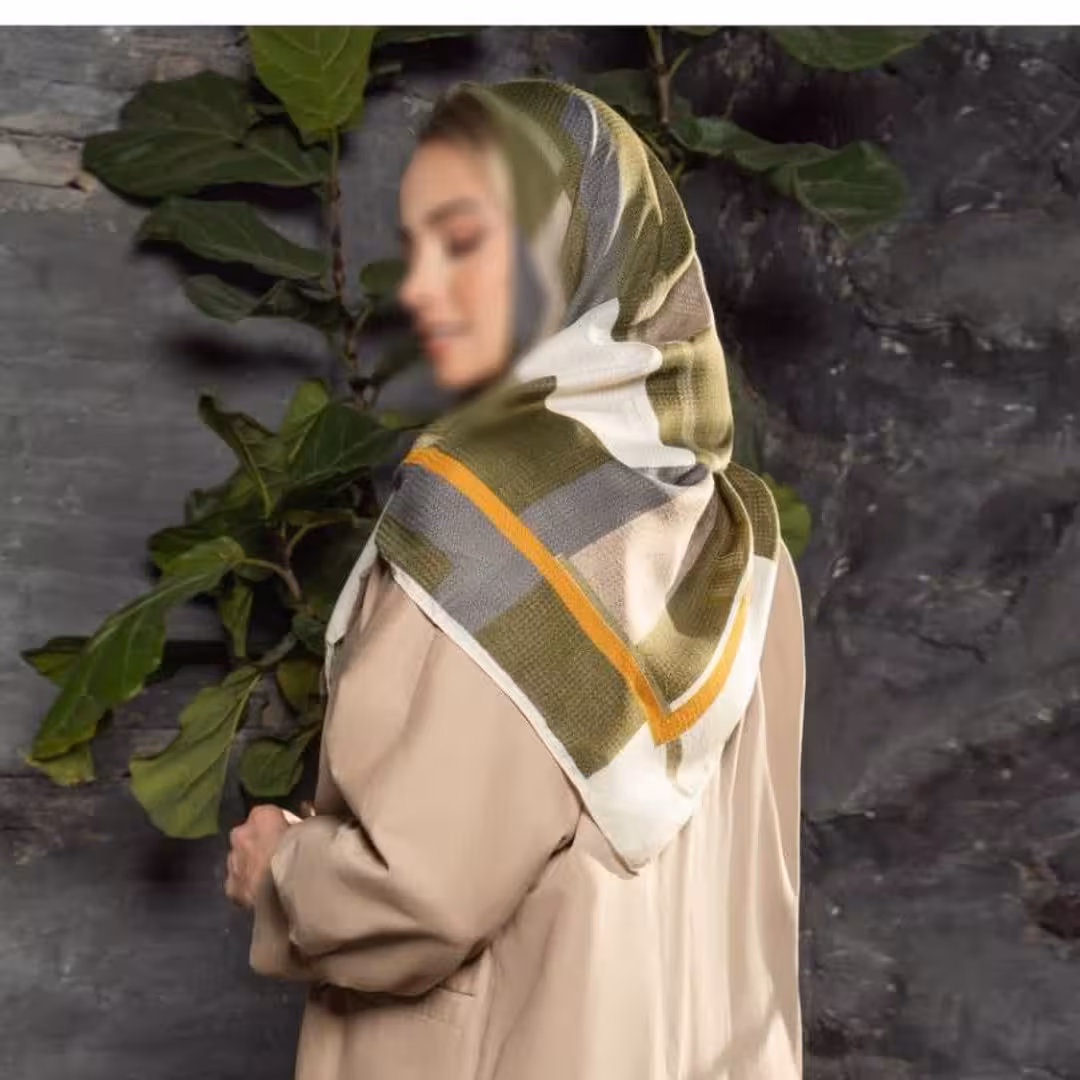 روسری نخی بهاره شیک دور دوخت اعلا قواره 100 