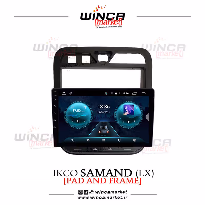 مانیتور فابریک سمند ال ایکس LX سری اس S400 پلاس وینکا WINCA مدل RS855