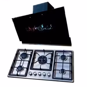 ست اجاق گاز صفحه ای و هود دنپاسر مدل T90Fn