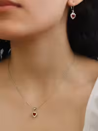 نیمست یاقوت سرخ جواهری کد 00559