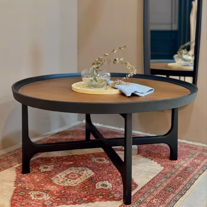 میز تک جلو مبلی لبه دار کاما