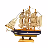 دکوری مدل کشتی چوبی کد 588