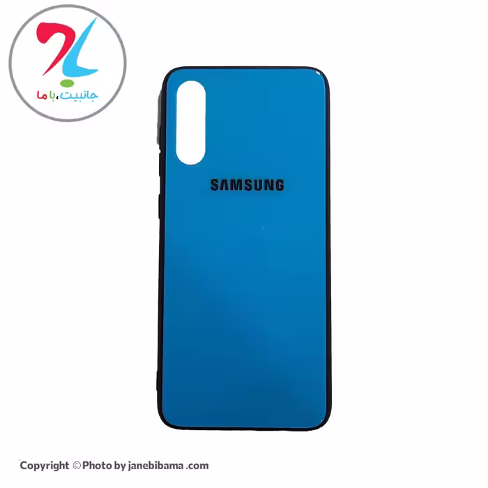 قاب گوشی سامسونگ Samsung A70S مدل پشت گلس - آبی آسمانی