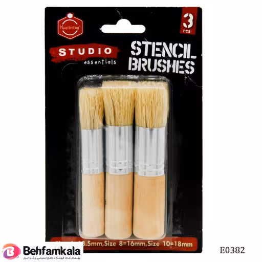 قلم استنسیل 3 عددی keep smiling مدل studio