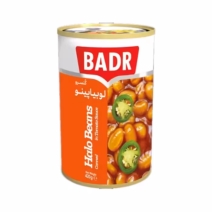 کنسرو لوبیاپینو بدر 420 گرمی