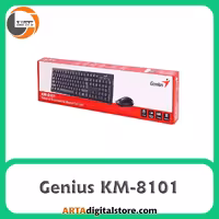 موس و کیبورد بیسیم جنیوس Genius KM-8101 Black