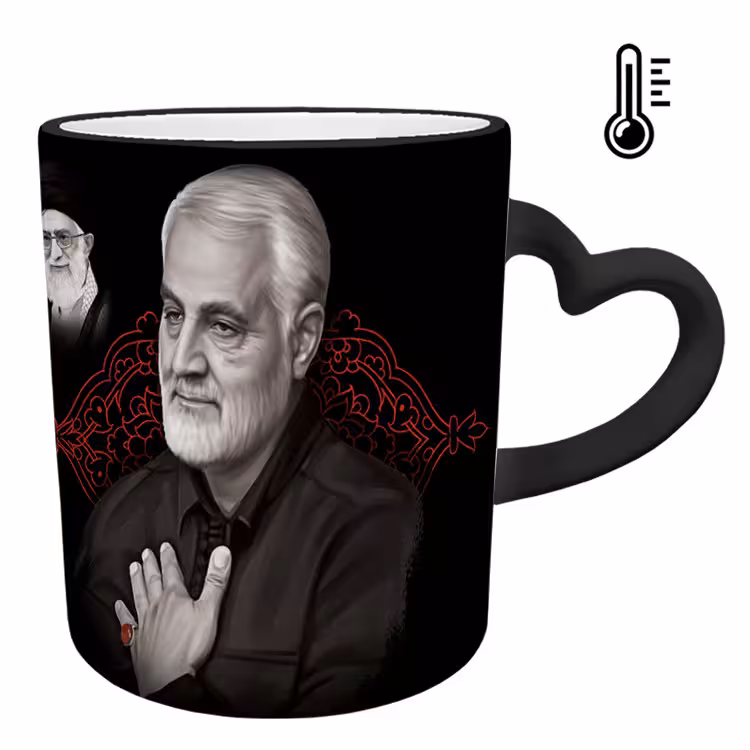 خرید ماگ-لیوان حرارتی  دسته ساده  سردار سلیمانی کد 87