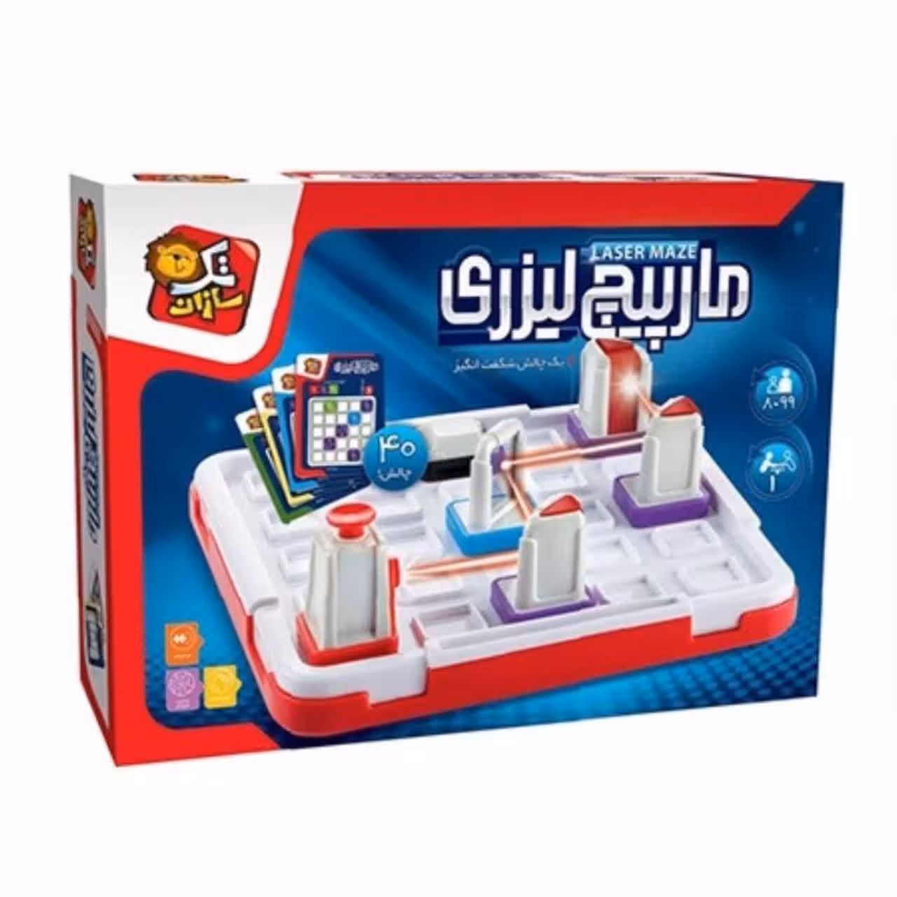 ☆بازی مارپیچ لیزری تک سازان (نو، قسطی، با تخفیف)