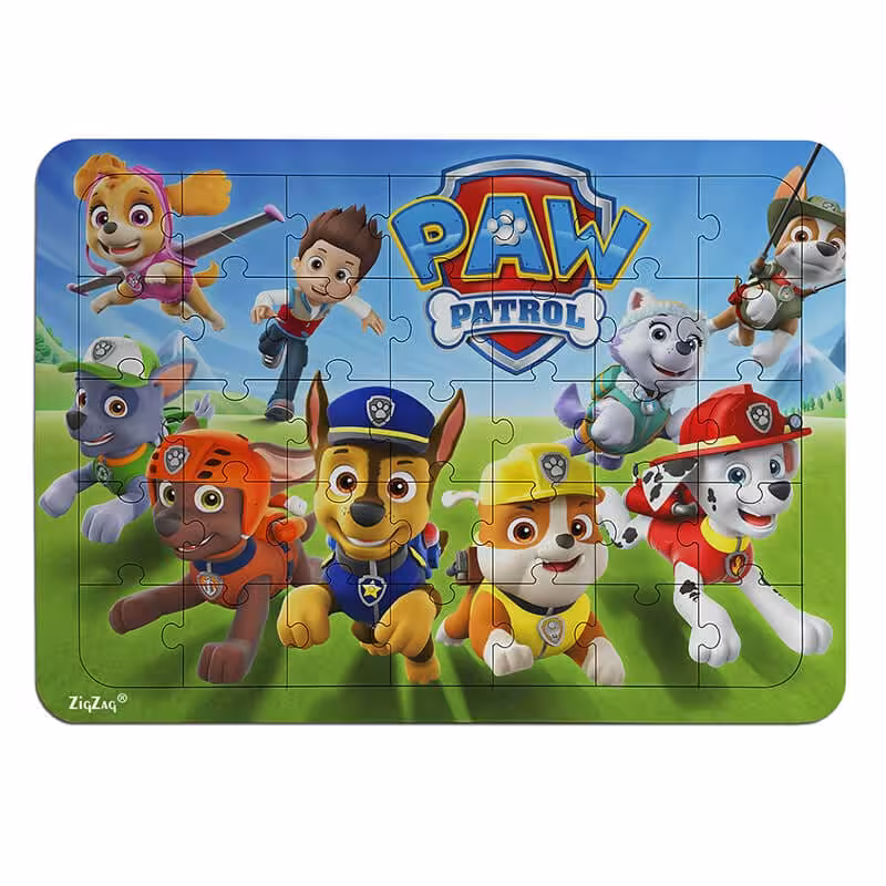 خرید و قیمت پازل چوبی 35 تکه طرح سگ های نگهبان کد 351006