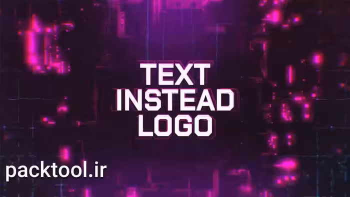دانلود پروژه آماده لوگو با افکت گلیچ افتر افکت Logo Glitch Reveal - پک تول