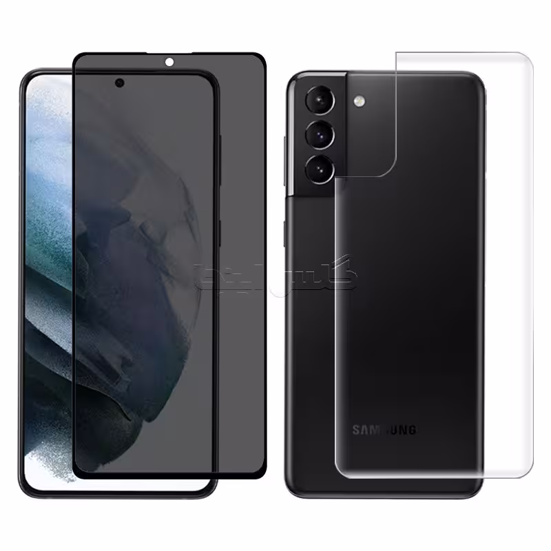 گلس پرایوسی سامسونگ S22 به همراه محافظ پشت