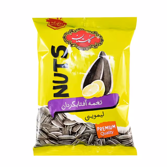 تخمه آفتابگردان لیمویی گلستان 100 گرمی