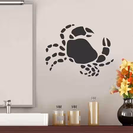 شابلون دیواری خرچنگ کد 350