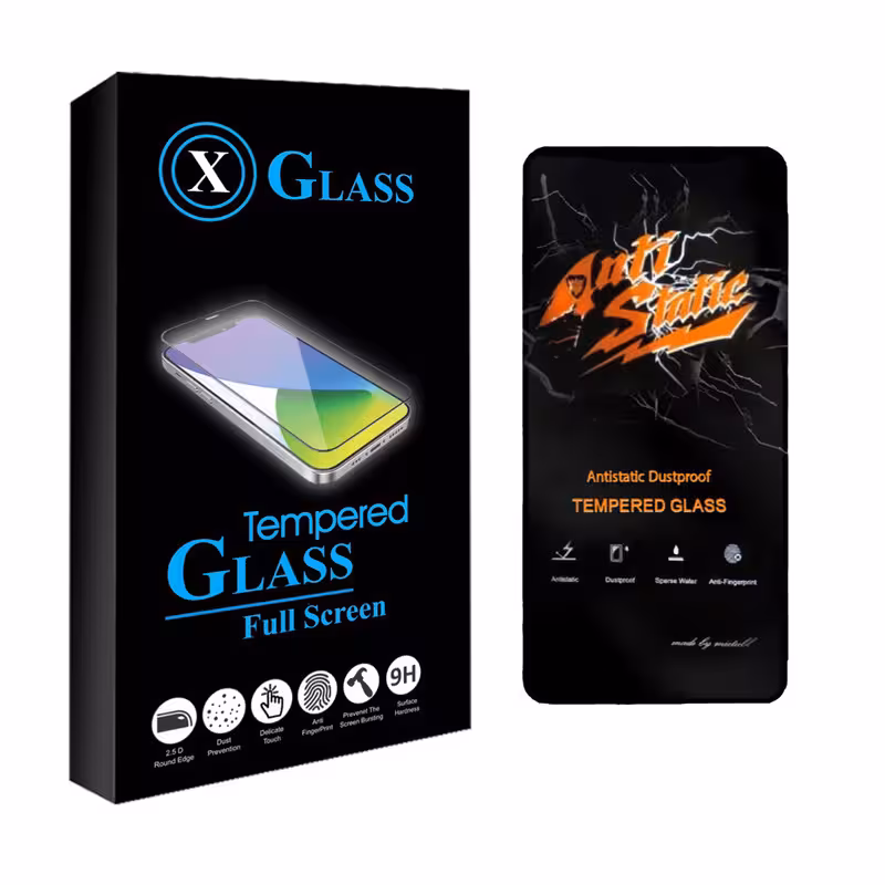 گلس میتوبل ANTISTATIC فول صفحه شیاومی poco f5MITOBEL ANTISTATIC full screen glass for Xiaomi poco f5