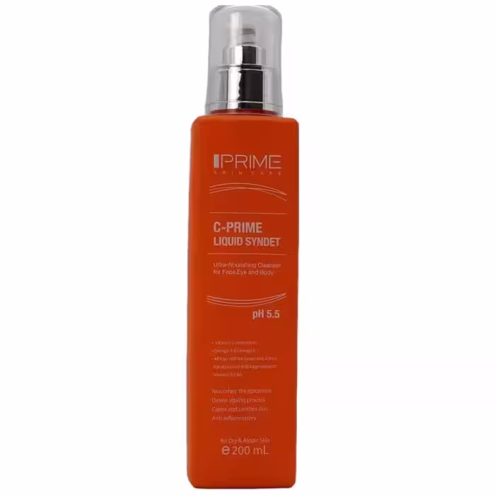 پن مایع ویتامین سی پرایم 200 میلی_vitamin C Prime Liquid Syndet prime