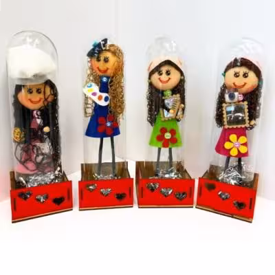 عروسک سوزی فلاکسی پایه چوبی