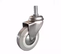 چرخ طوسی بیمارستانی کفی و پیچی گردان سایز 75 (برای استعلام قیمت عمده تماس بگیرید به صورت توافقی)
