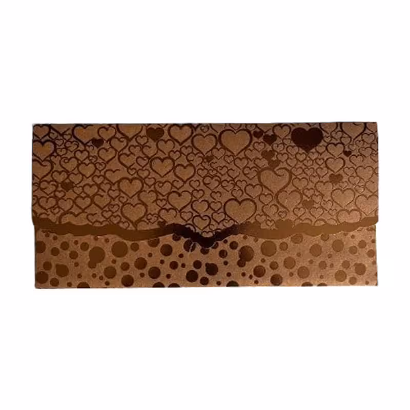 پاکت پول طرح دار مدل قلب 2