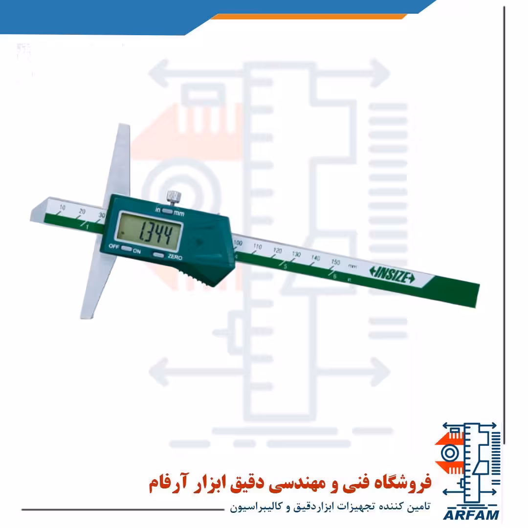 کولیس عمق سنج دیجیتال اینسایز 500 میلی متر مدل 500-1141