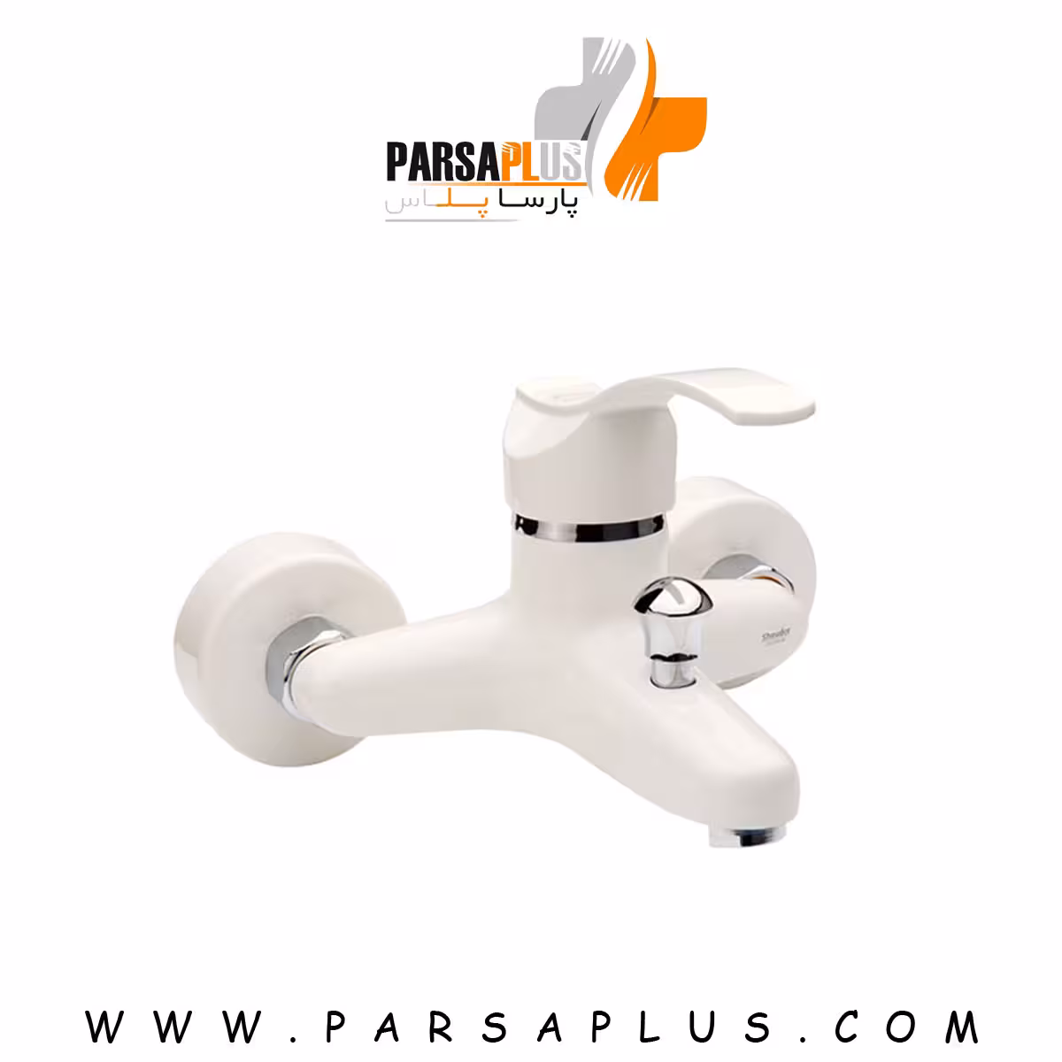 شیر حمام شودر مدل اپال شیری کروم